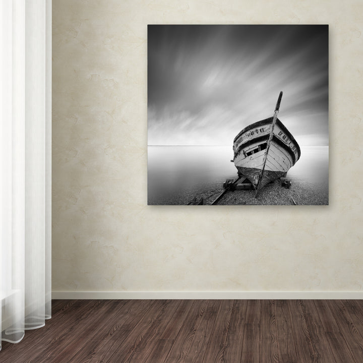 Moises Levy Boat I Huge Canvas Art 35 x 35 Image 4