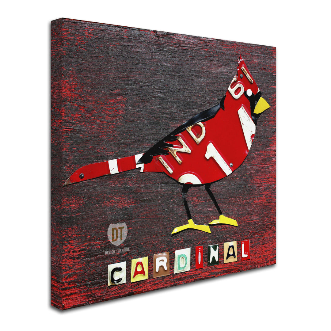 Design Turnpike Indiana Cardinal Huge Canvas Art 35 x 35 Image 3