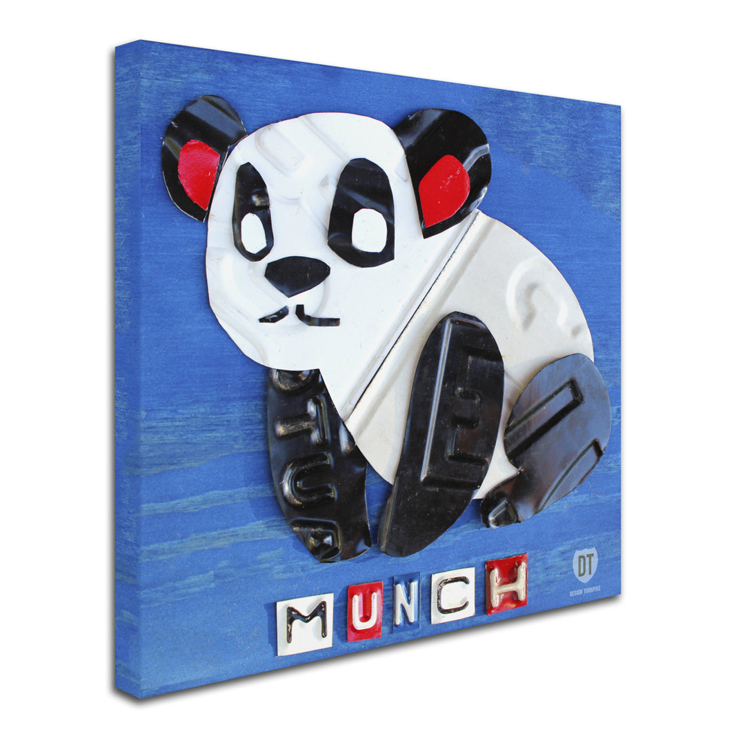 Design Turnpike Munch the Panda Huge Canvas Art 35 x 35 Image 3