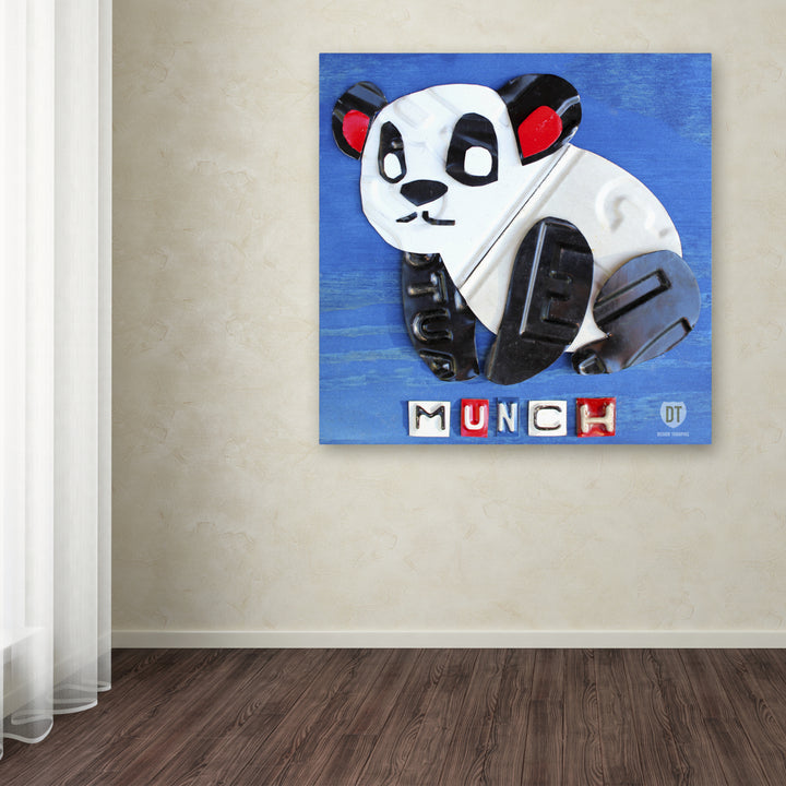 Design Turnpike Munch the Panda Huge Canvas Art 35 x 35 Image 4