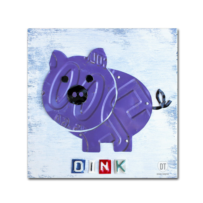 Design Turnpike Oink the Pig Huge Canvas Art 35 x 35 Image 1