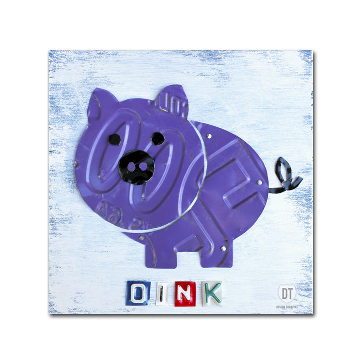 Design Turnpike Oink the Pig Huge Canvas Art 35 x 35 Image 2