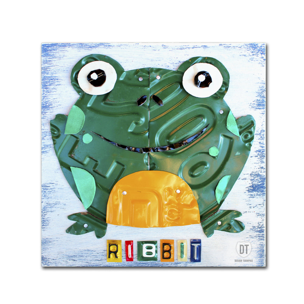 Design Turnpike Ribbit the Frog Huge Canvas Art 35 x 35 Image 2