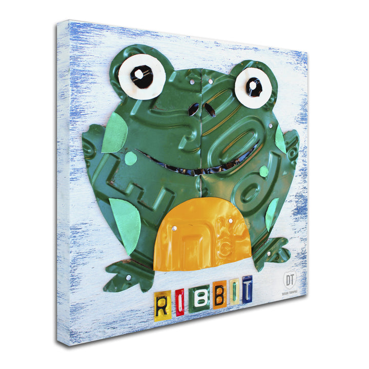 Design Turnpike Ribbit the Frog Huge Canvas Art 35 x 35 Image 3