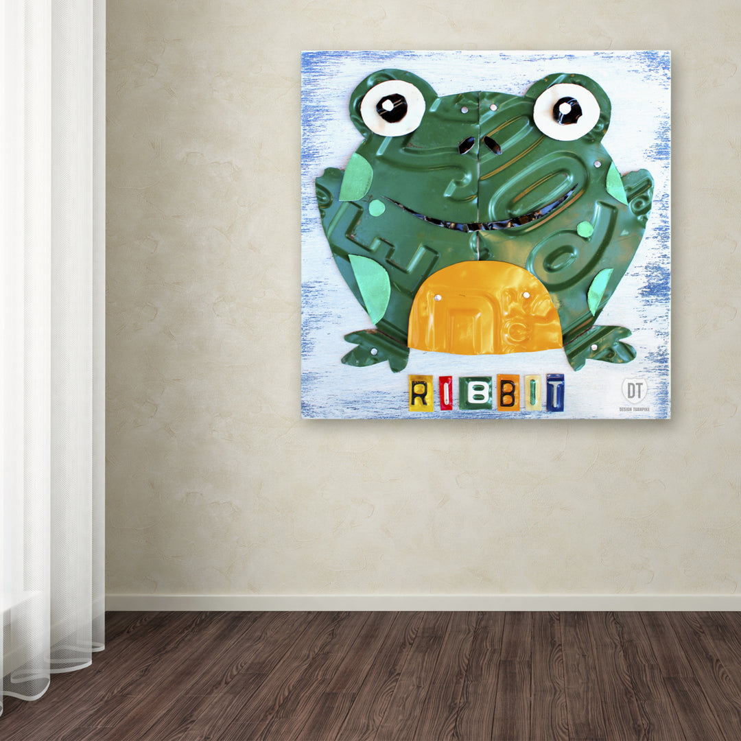 Design Turnpike Ribbit the Frog Huge Canvas Art 35 x 35 Image 4