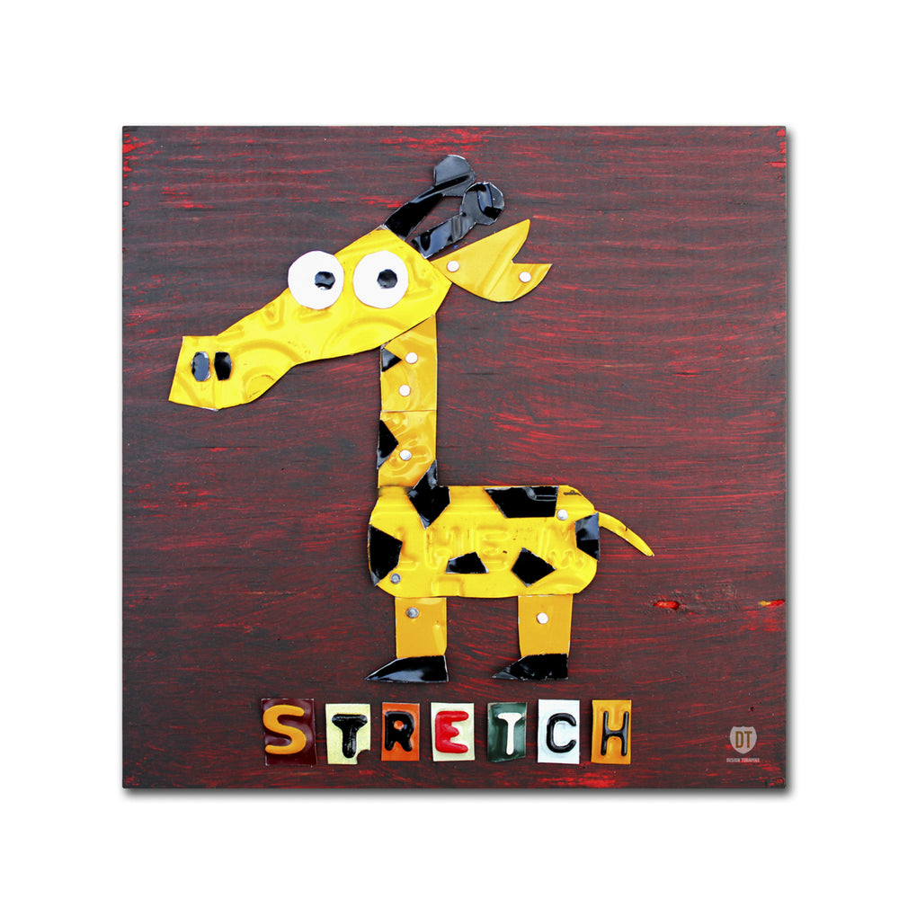 Design Turnpike Stretch the Giraffe Huge Canvas Art 35 x 35 Image 2