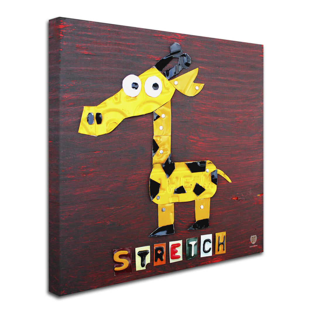 Design Turnpike Stretch the Giraffe Huge Canvas Art 35 x 35 Image 3