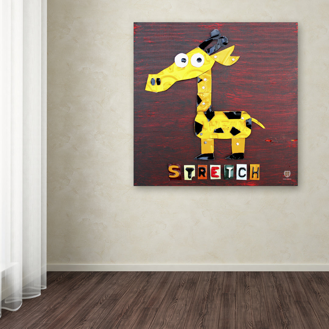 Design Turnpike Stretch the Giraffe Huge Canvas Art 35 x 35 Image 4