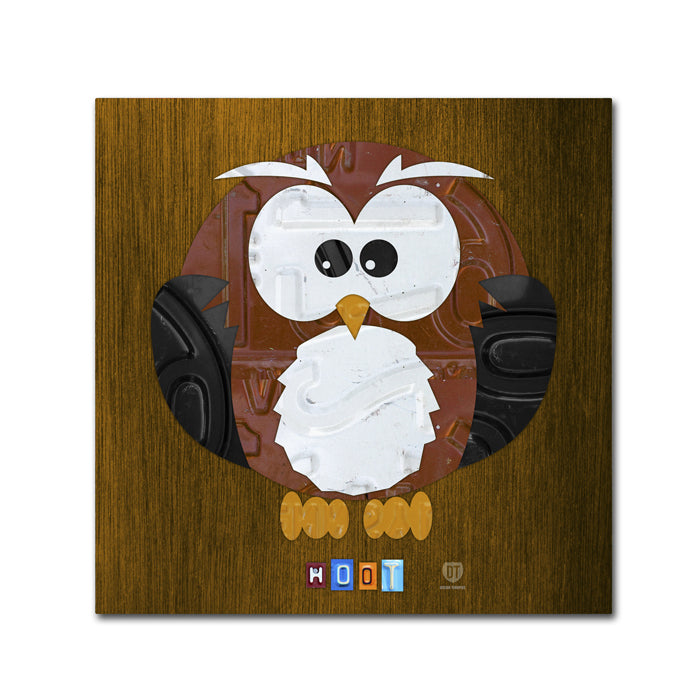 Design Turnpike Hoot The Owl Huge Canvas Art 35 x 35 Image 1