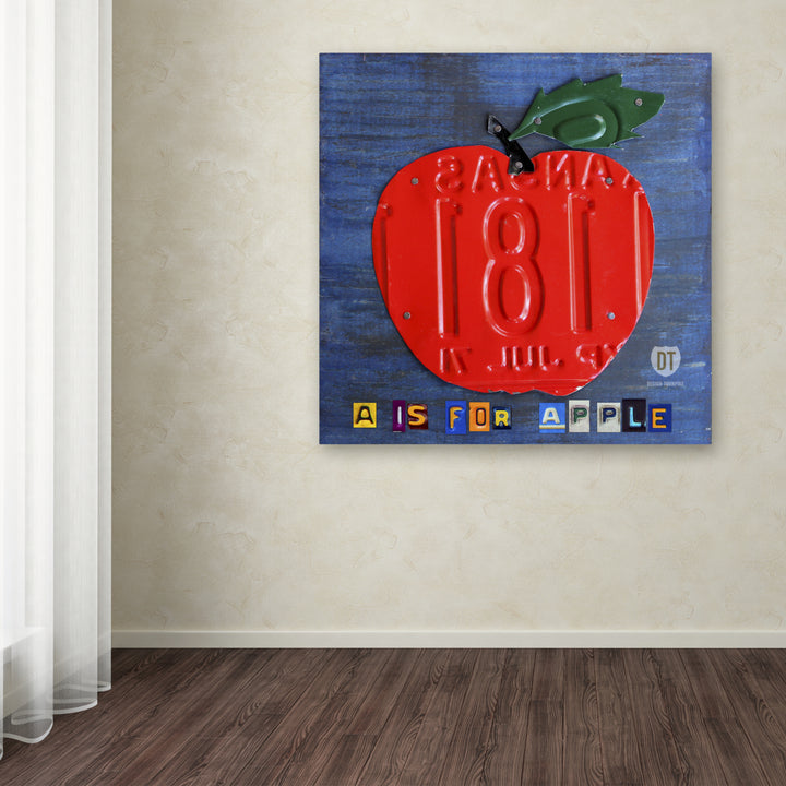 Design Turnpike Apple Huge Canvas Art 35 x 35 Image 4