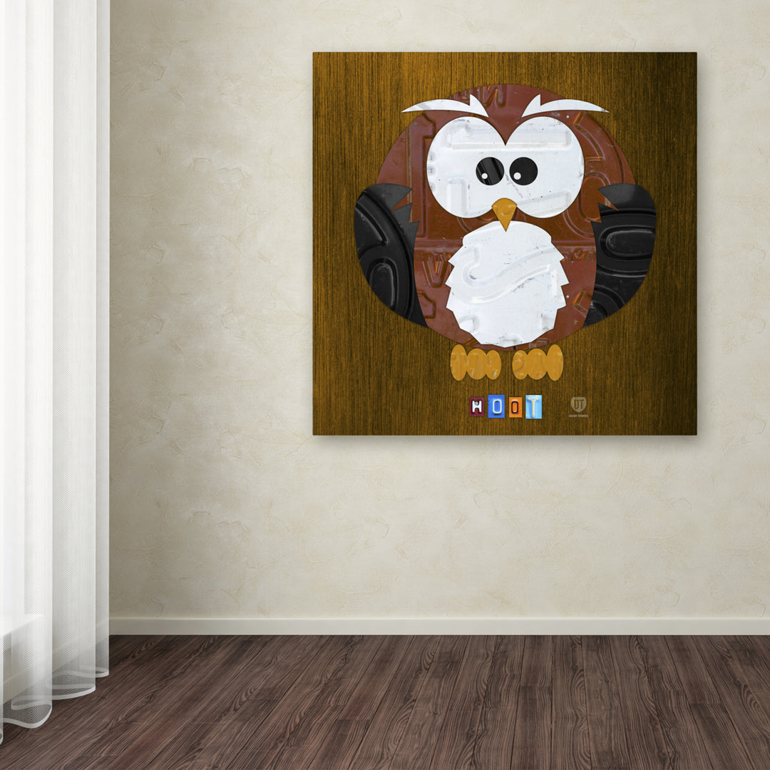 Design Turnpike Hoot The Owl Huge Canvas Art 35 x 35 Image 4