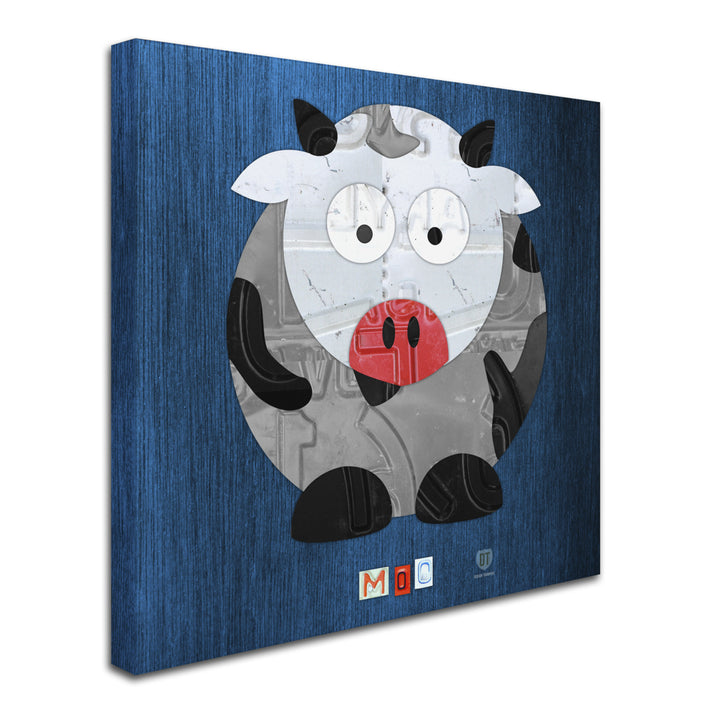Design Turnpike Moo The Cow Huge Canvas Art 35 x 35 Image 3