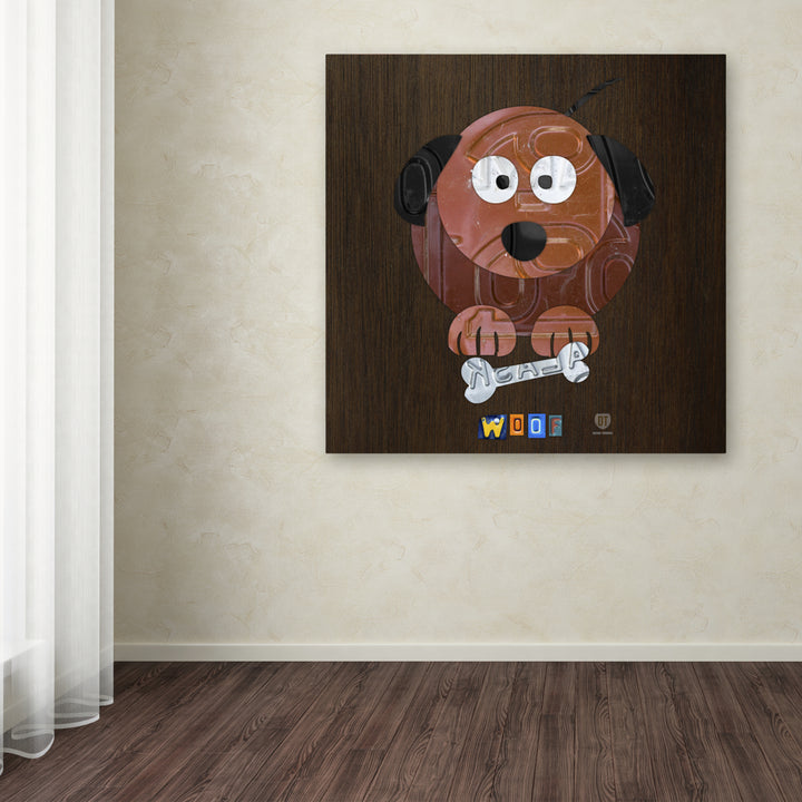 Design Turnpike Woof The Dog Huge Canvas Art 35 x 35 Image 4