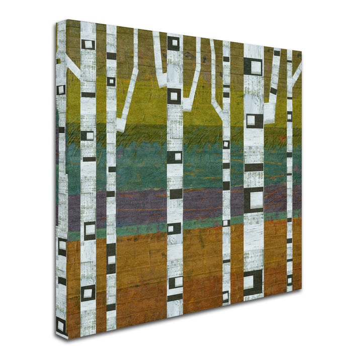 Michelle Calkins Birches 2.0 Huge Canvas Art 35 x 35 Image 3