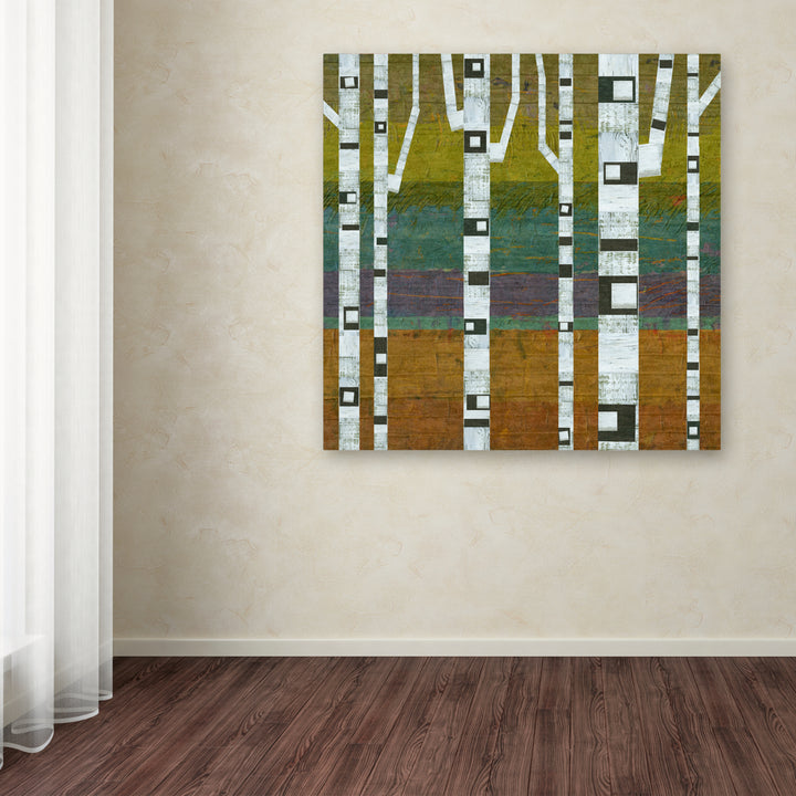 Michelle Calkins Birches 2.0 Huge Canvas Art 35 x 35 Image 4