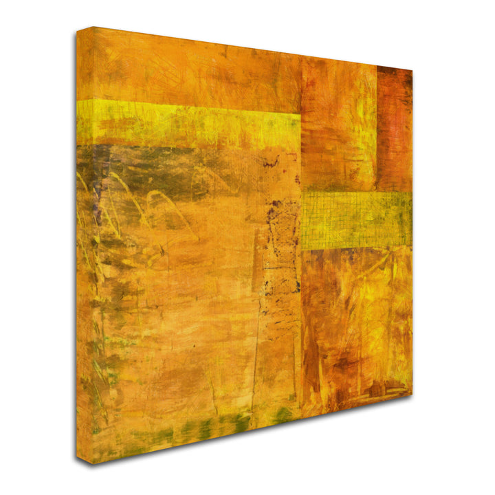 Michelle Calkins Essence of Yellow 2 Huge Canvas Art 35 x 35 Image 3