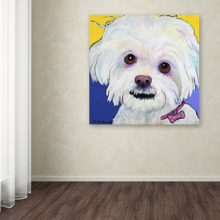 Pat Saunders-White Lucy Huge Canvas Art 35 x 35 Image 4