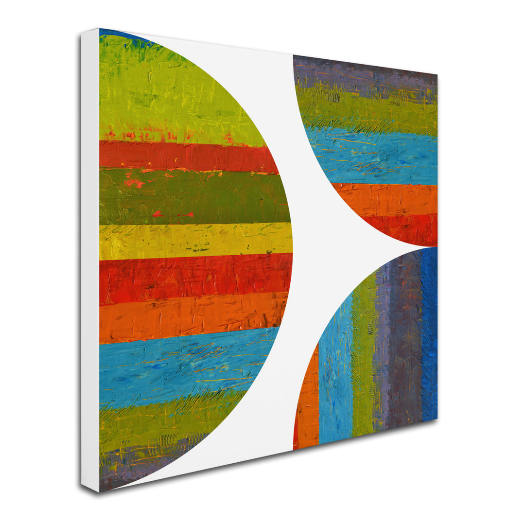 Michelle Calkins Half Circle and Quarter Rounds 2.0 Huge Canvas Art 35 x 35 Image 3