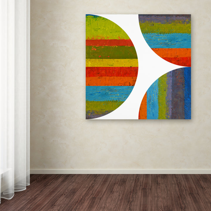 Michelle Calkins Half Circle and Quarter Rounds 2.0 Huge Canvas Art 35 x 35 Image 4