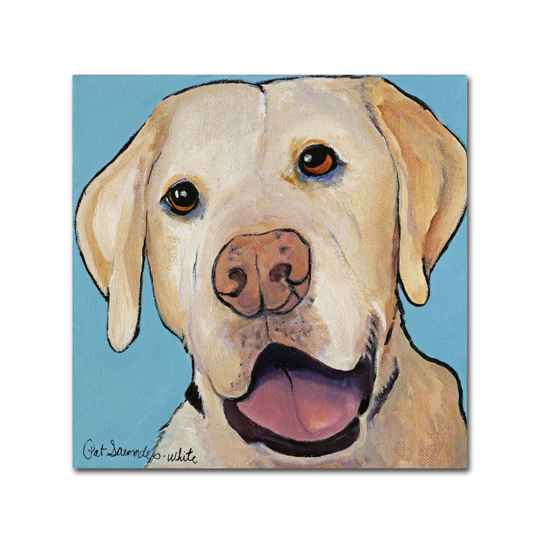 Pat Saunders-White Lucky Dog Huge Canvas Art 35 x 35 Huge Canvas Art 35 x 35 Image 2