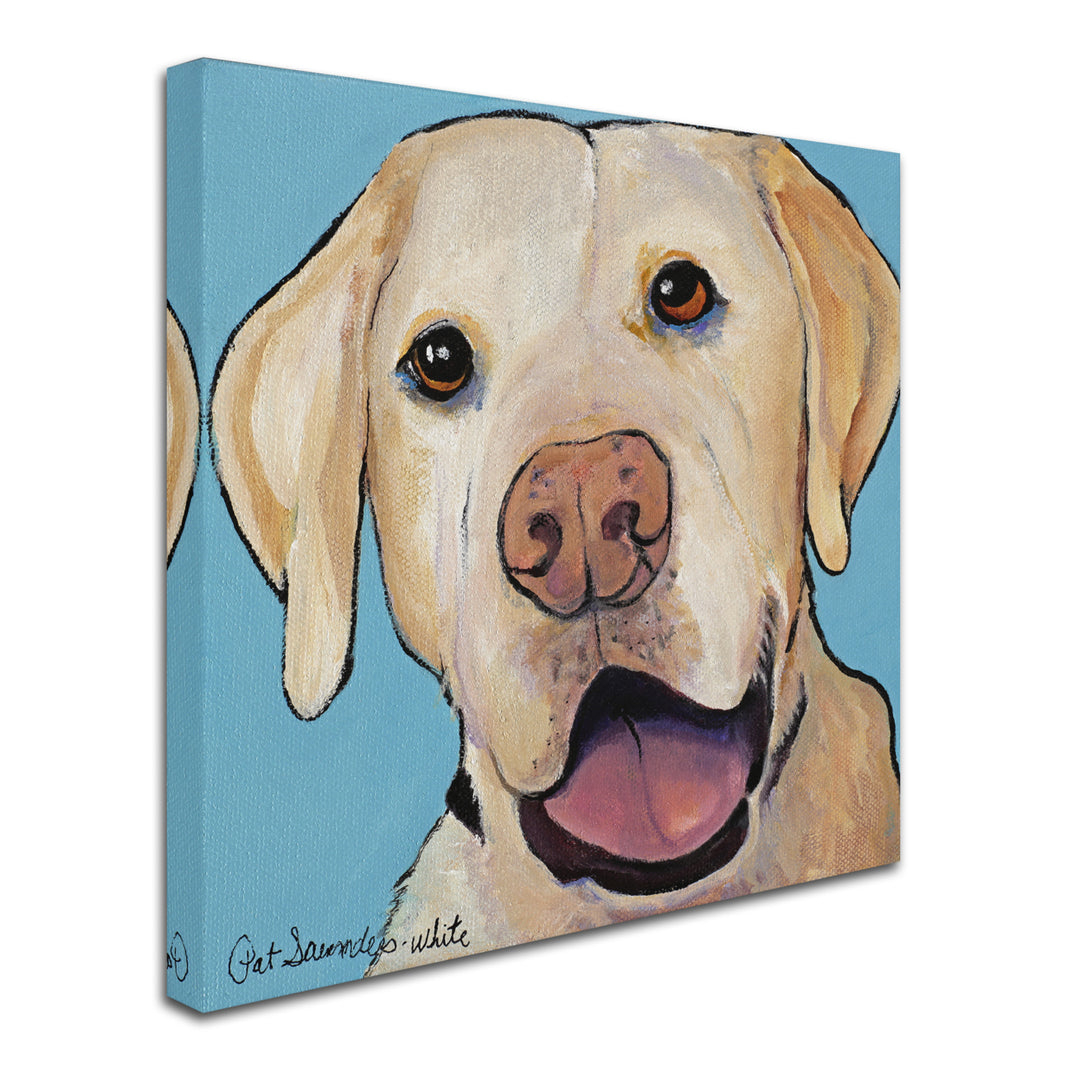 Pat Saunders-White Lucky Dog Huge Canvas Art 35 x 35 Huge Canvas Art 35 x 35 Image 3