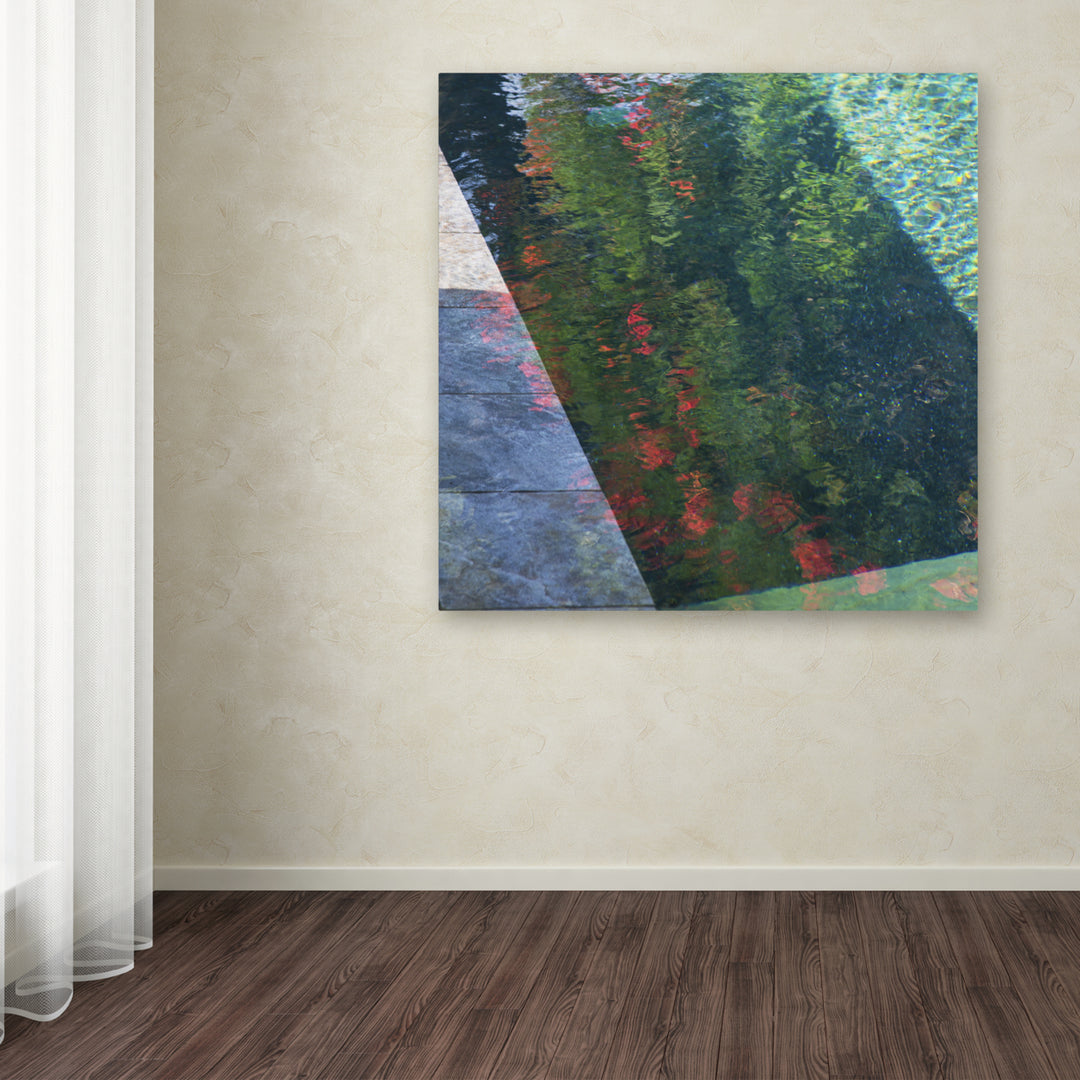 Kurt Shaffer Inspired by Monet Huge Canvas Art 35 x 35 Image 4