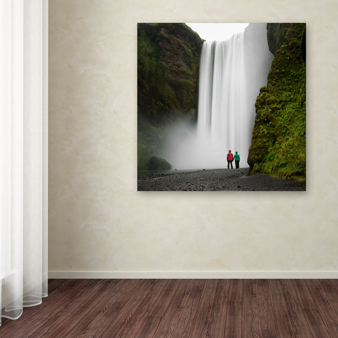 Philippe Sainte-Laudy Skogafoss for Two Huge Canvas Art 35 x 35 Image 4