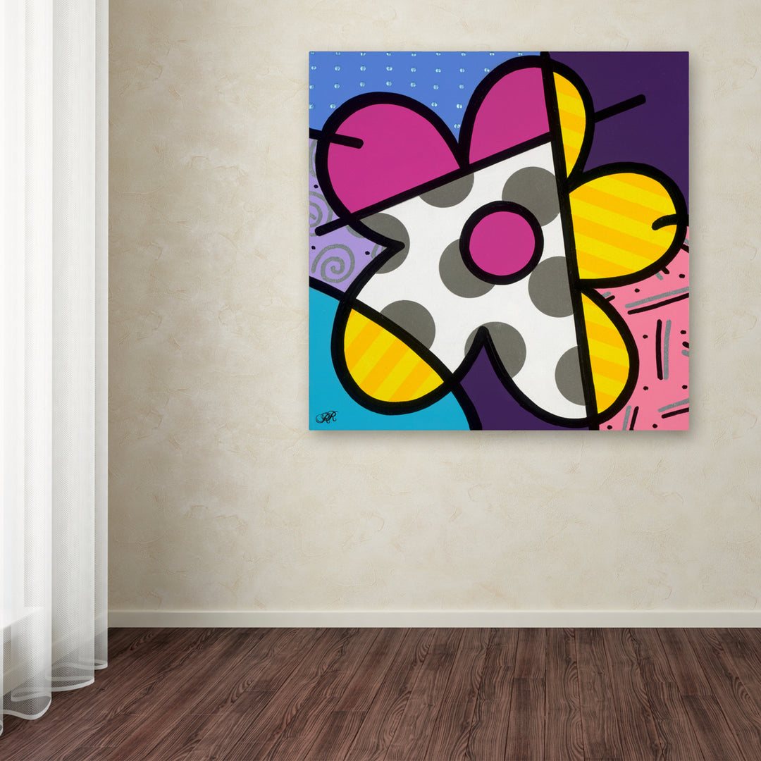 Roberto Rafael Big Flower II Huge Canvas Art 35 x 35 Image 4