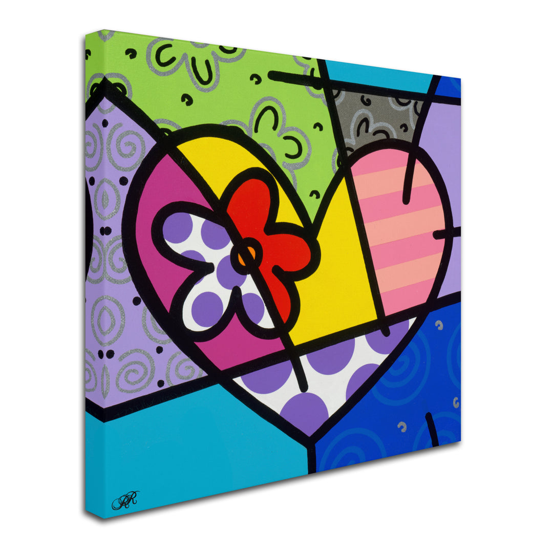 Roberto Rafael Big Heart III Huge Canvas Art 35 x 35 Image 3