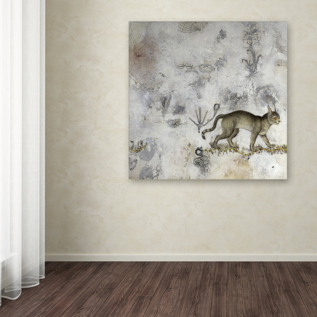 Nick Bantock Lynx Huge Canvas Art 35 x 35 Image 4