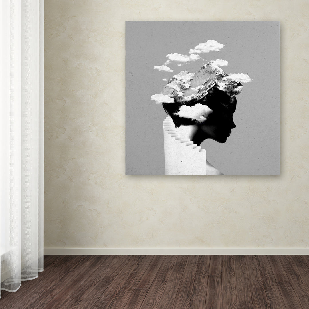 Robert Farkas It?s A Cloudy Day Huge Canvas Art 35 x 35 Image 4