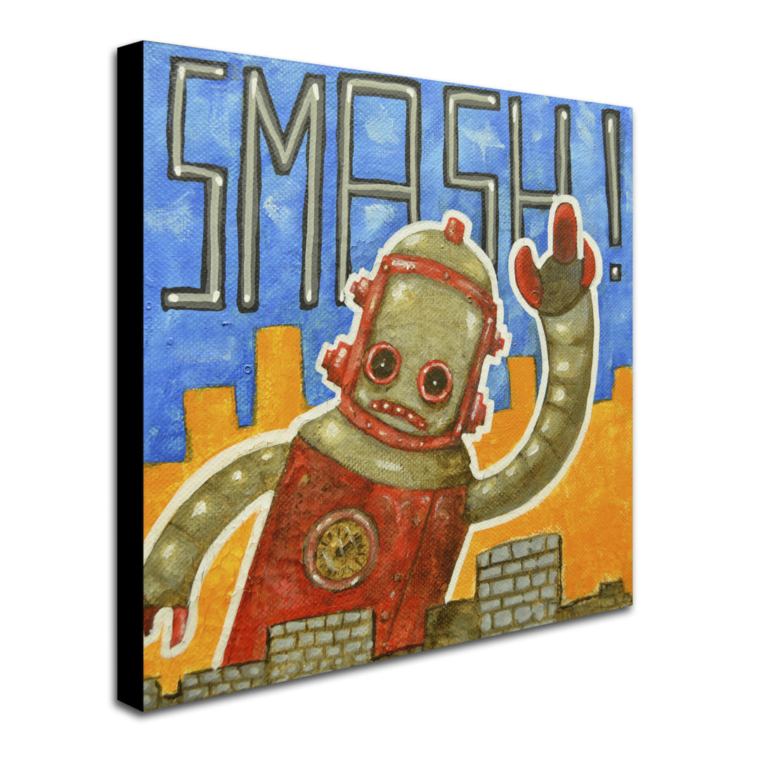 Craig Snodgrass Smash! Huge Canvas Art 35 x 35 Image 3