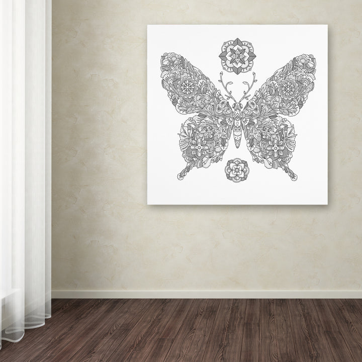 Filippo Cardu Butterfly Princess Huge Canvas Art 35 x 35 Image 4