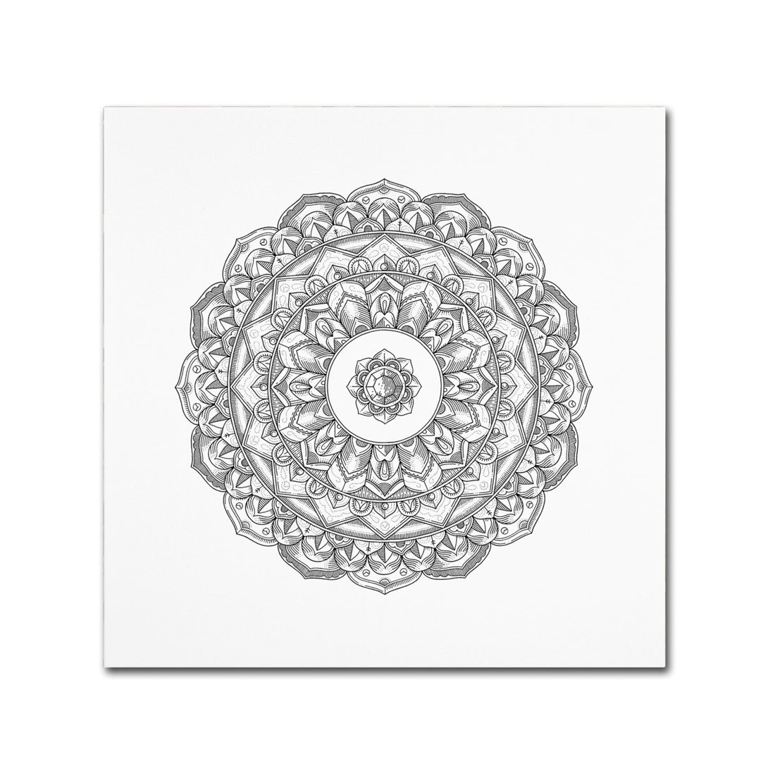 Filippo Cardu Jewel Mandala Huge Canvas Art 35 x 35 Image 2