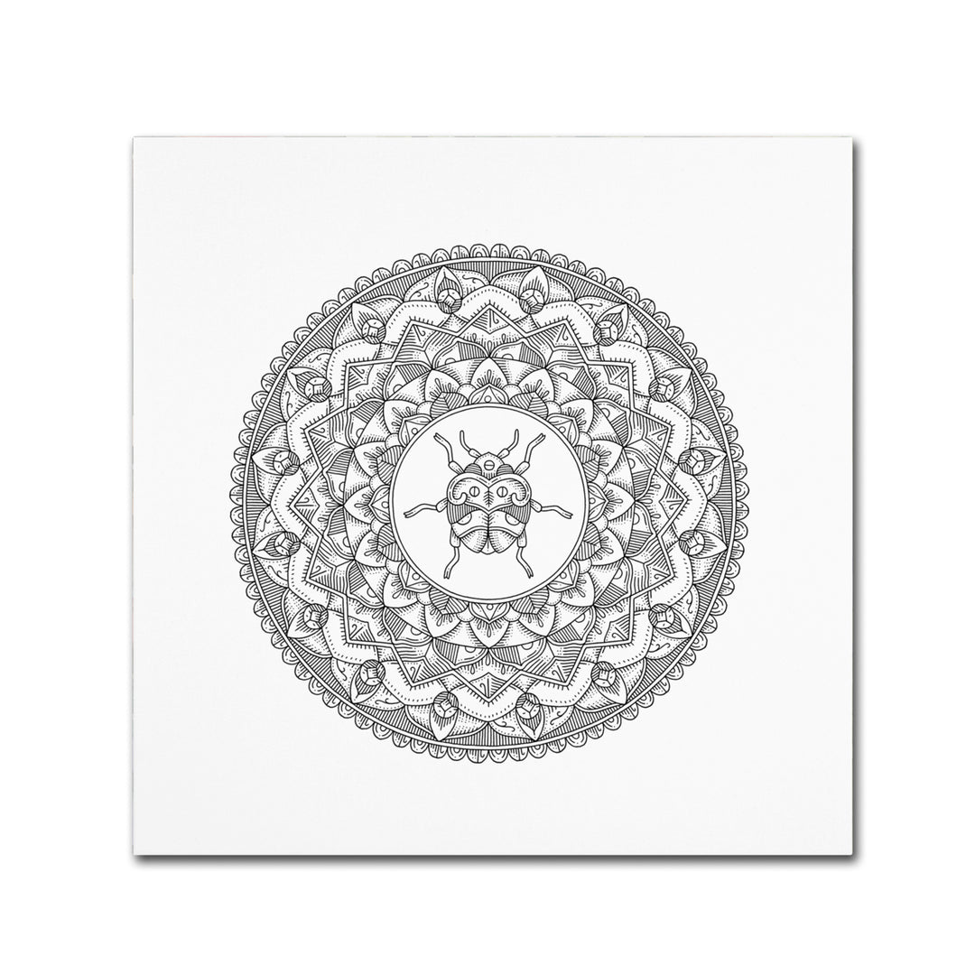 Filippo Cardu Bug Mandala Huge Canvas Art 35 x 35 Image 2