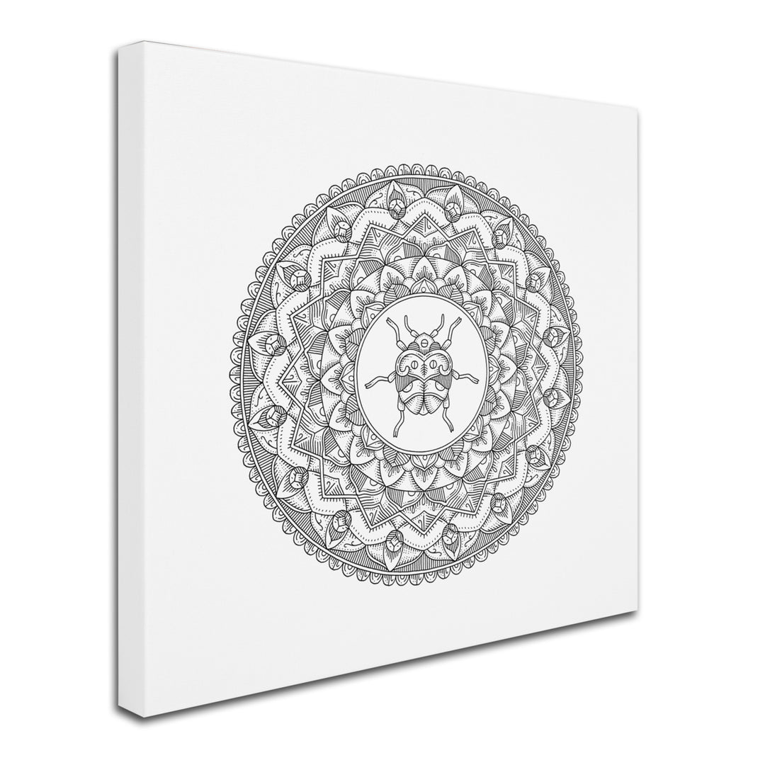 Filippo Cardu Bug Mandala Huge Canvas Art 35 x 35 Image 3