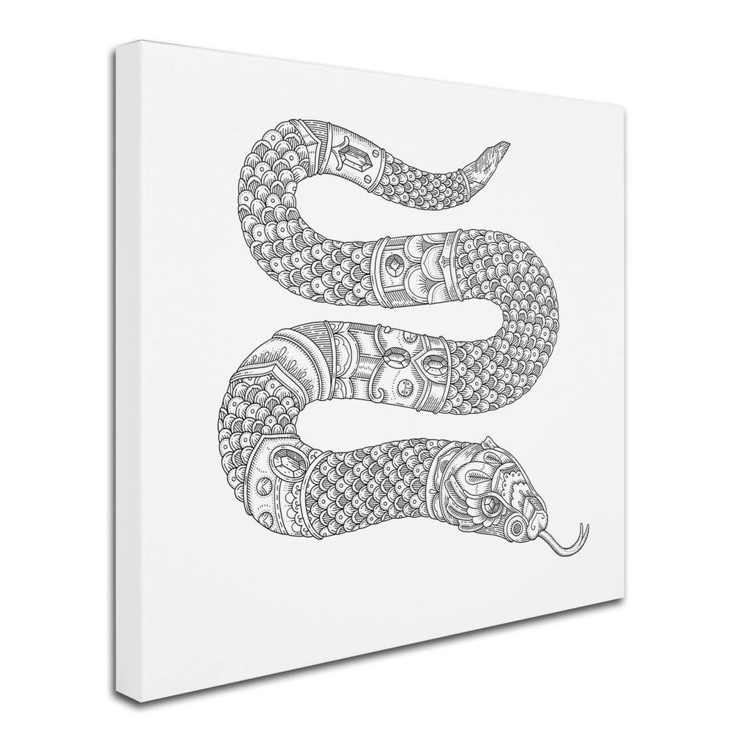 Filippo Cardu Jewel Snake Huge Canvas Art 35 x 35 Image 3