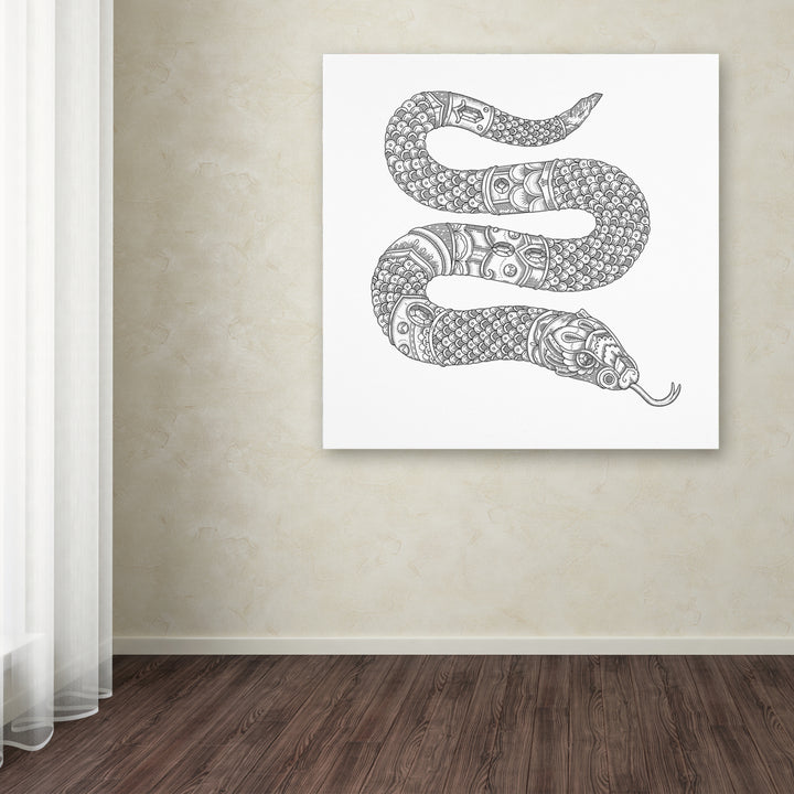 Filippo Cardu Jewel Snake Huge Canvas Art 35 x 35 Image 4