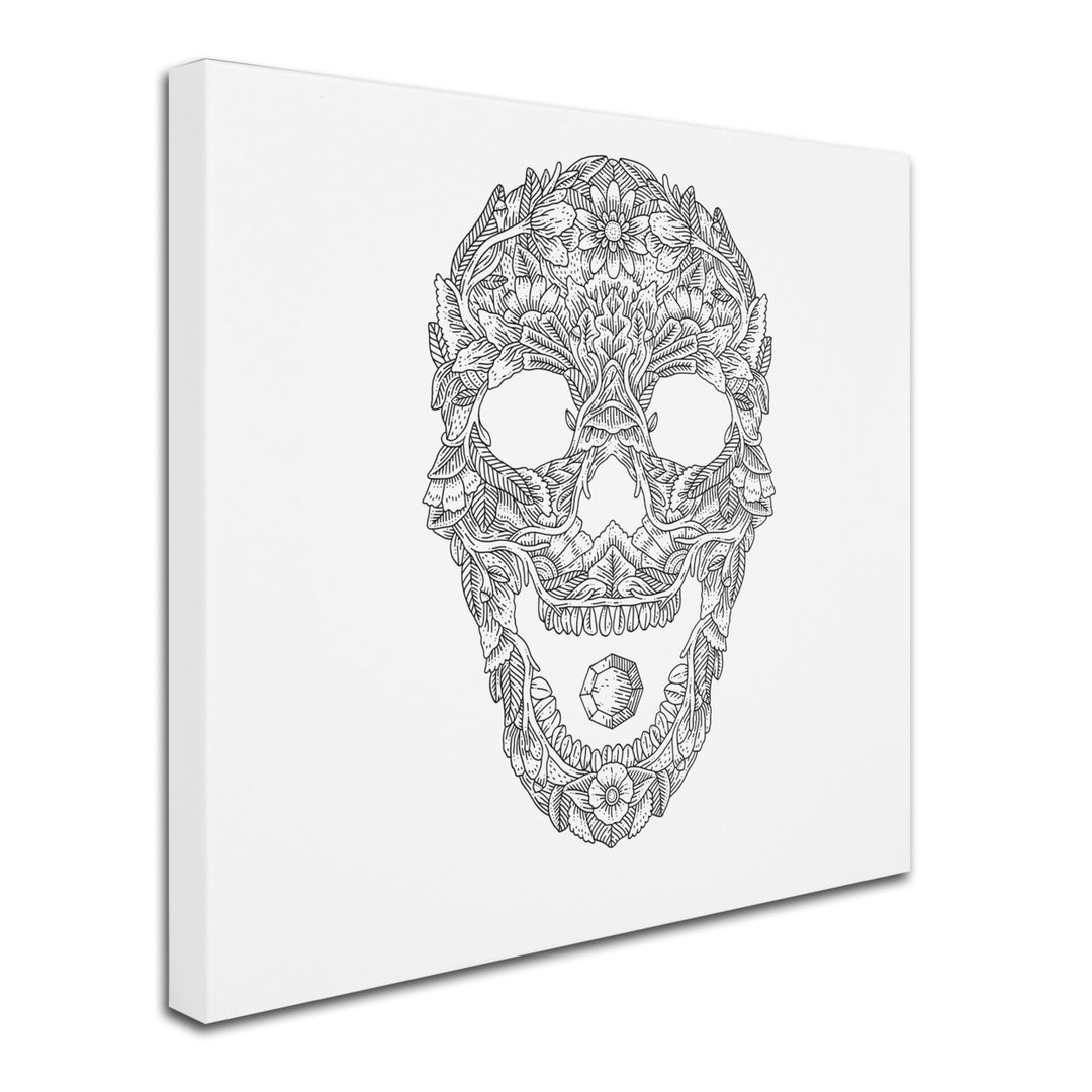 Filippo Cardu Forest Skull Huge Canvas Art 35 x 35 Image 3