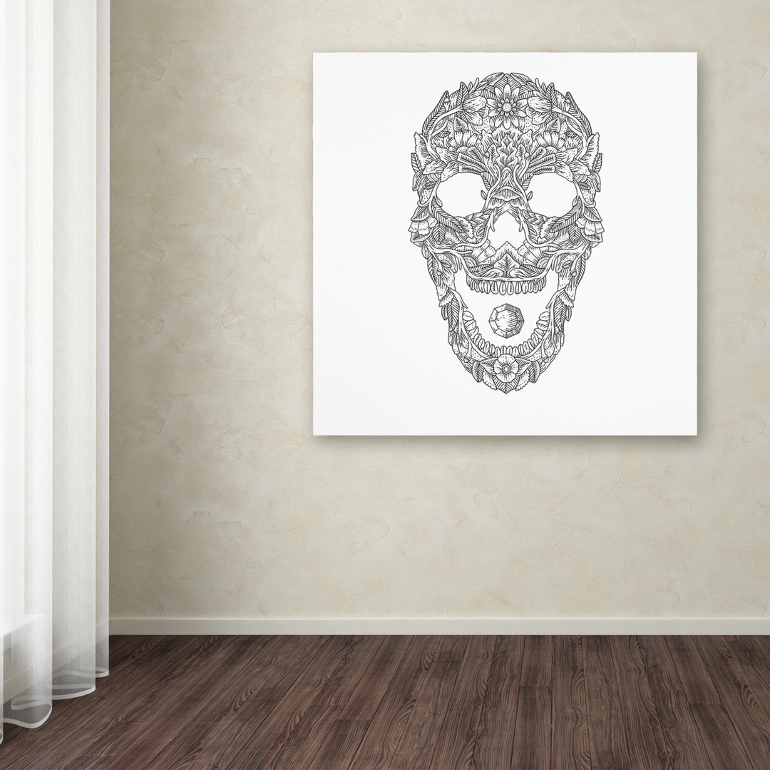 Filippo Cardu Forest Skull Huge Canvas Art 35 x 35 Image 4