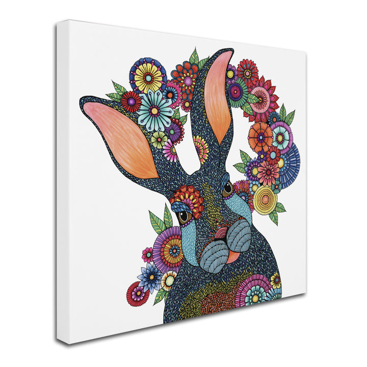 Hello Angel Mr. Rabbit Huge Canvas Art 35 x 35 Image 3