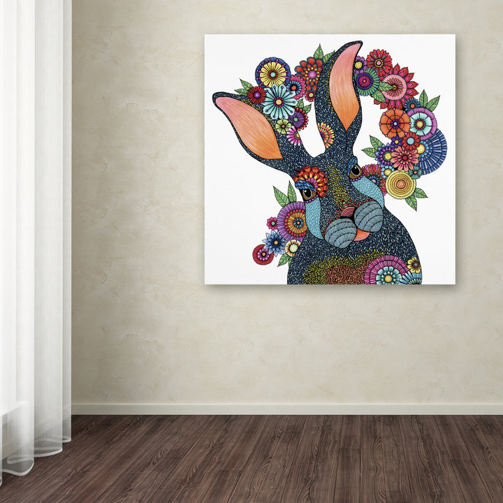 Hello Angel Mr. Rabbit Huge Canvas Art 35 x 35 Image 4