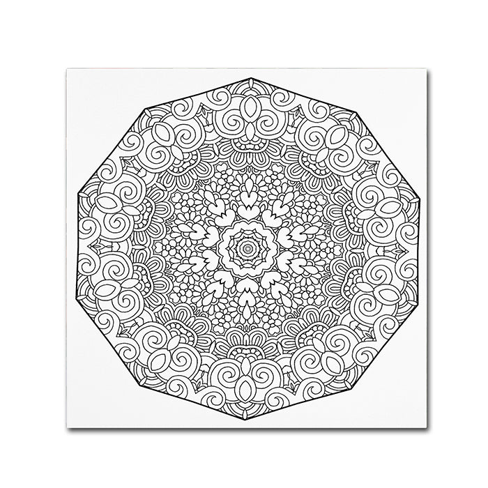 Kathy G. Ahrens Create Mandala Huge Canvas Art 35 x 35 Image 1