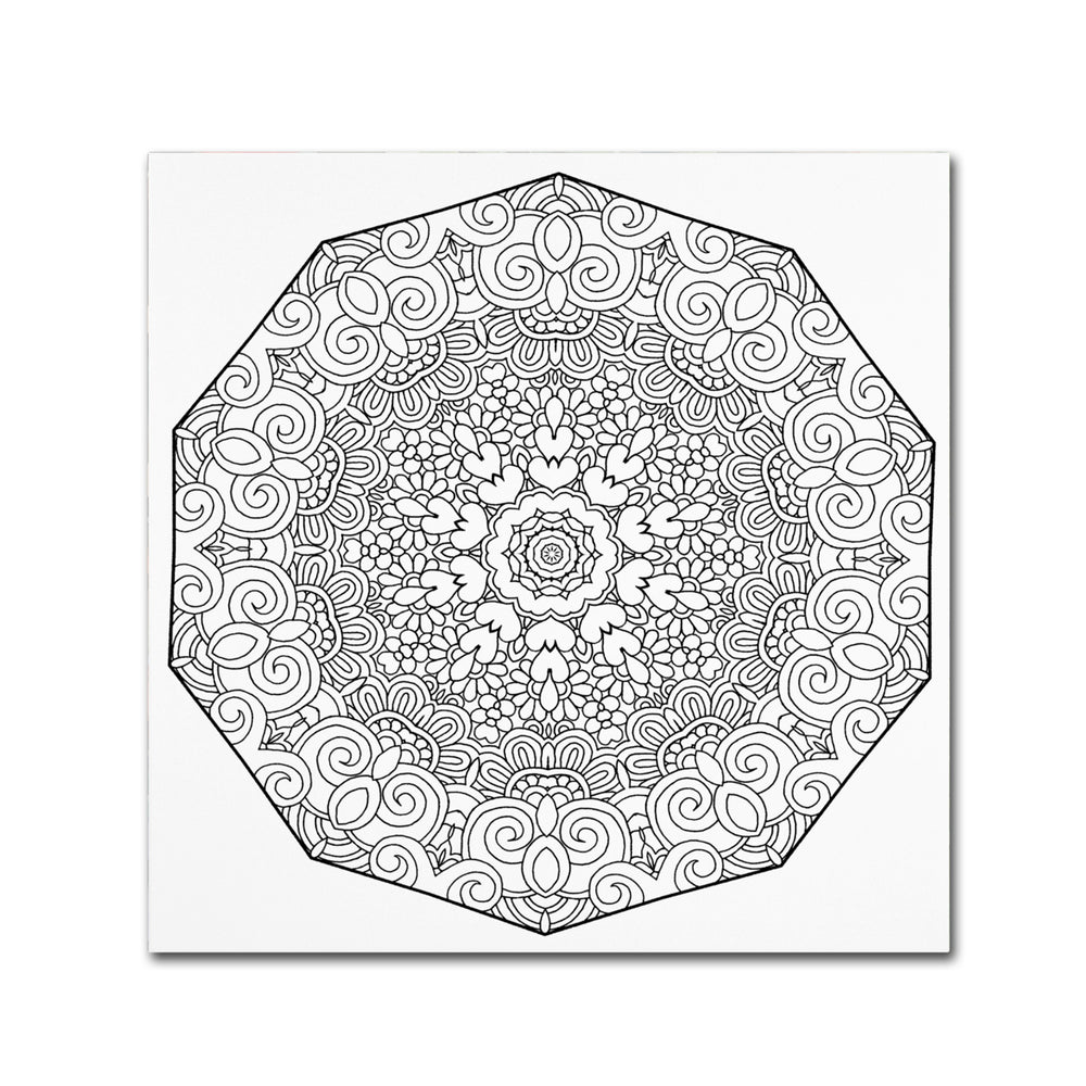 Kathy G. Ahrens Create Mandala Huge Canvas Art 35 x 35 Image 2