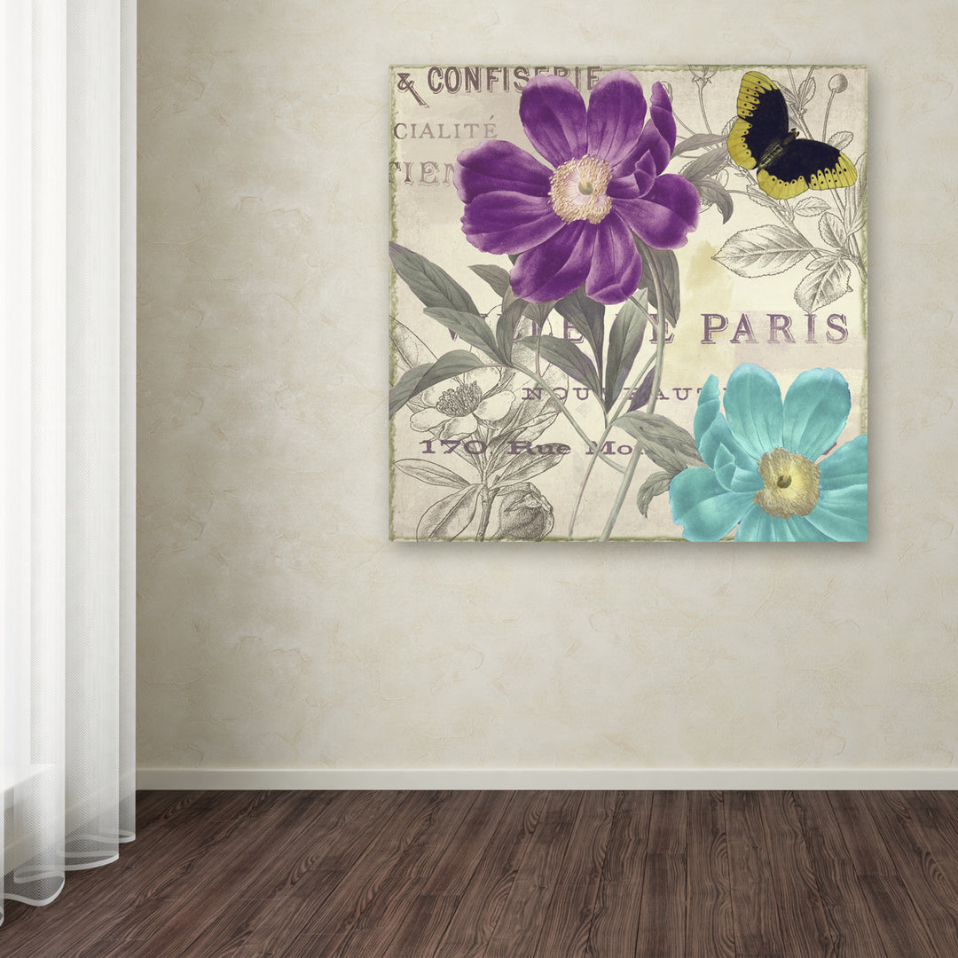 Color Bakery Petals of Paris II Huge Canvas Art 35 x 35 Image 4