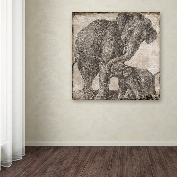 Color Bakery Elephant 2 Huge Canvas Art 35 x 35 Image 4