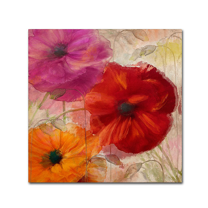 Color Bakery Penchant For Poppies I Huge Canvas Art 35 x 35 Image 1