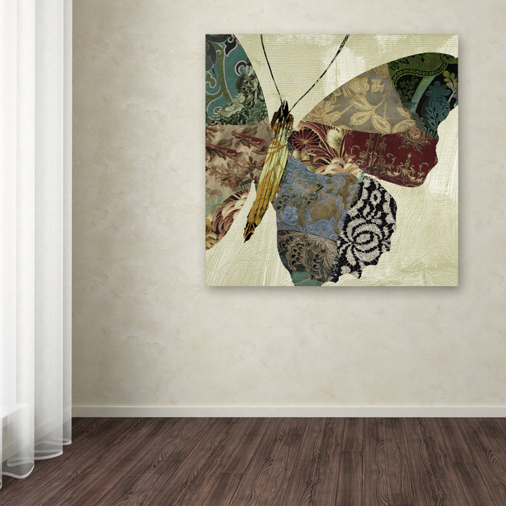 Color Bakery Butterfly Brocade II Huge Canvas Art 35 x 35 Image 4
