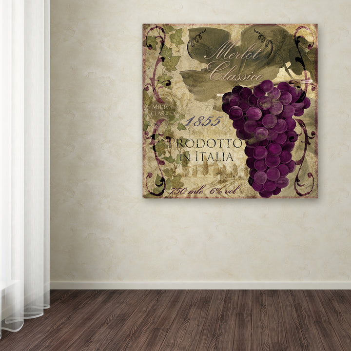 Color Bakery Vino Italiano I Huge Canvas Art 35 x 35 Image 4