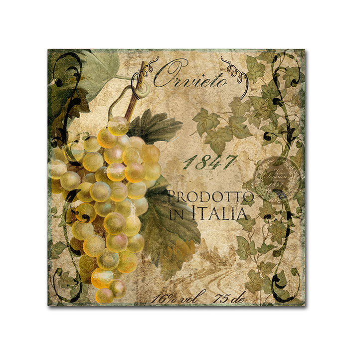 Color Bakery Vino Italiano IV Huge Canvas Art 35 x 35 Image 1